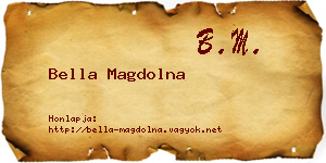 Bella Magdolna névjegykártya